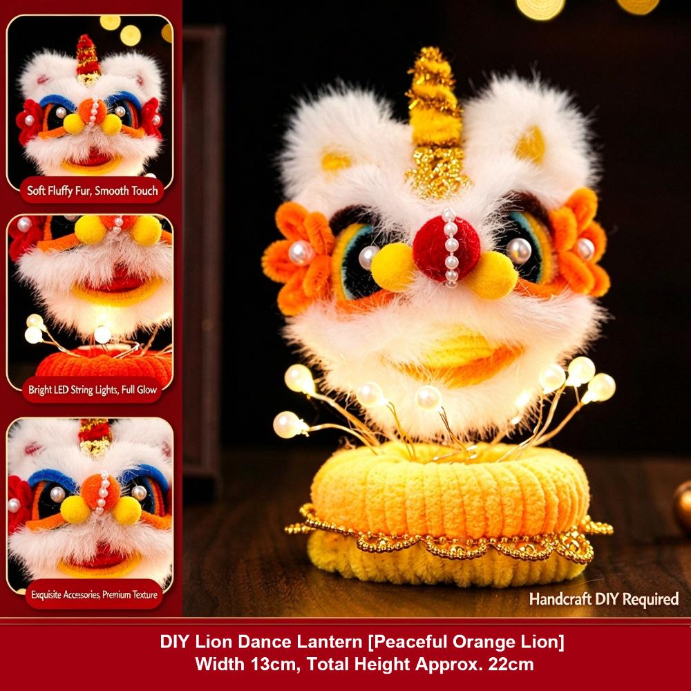 Ancient Style Handheld Lantern Waterproof Portable Lantern Lion Dance Lantern  Spring Celebration