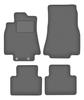 Velour Graphite Car Mats For: Mercedes A-Class W169 Hatchback (2004-2012)