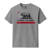Republic of California Mens Old Flag Graphic Print Regular T-Shirt
