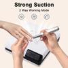 Dust Collector Manicure Machine Tool Vacuum Cleaner Strong Power Fan with Filter LED Suction Beauty Salon Nail Art