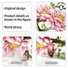 Creative Tree Branch, Bird, And Peach Blossom Wall Stickers For Living Room And Bedroom Decoration