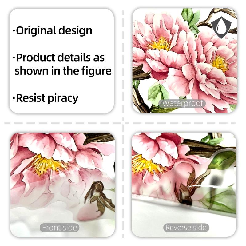 Creative Tree Branch, Bird, And Peach Blossom Wall Stickers For Living Room And Bedroom Decoration