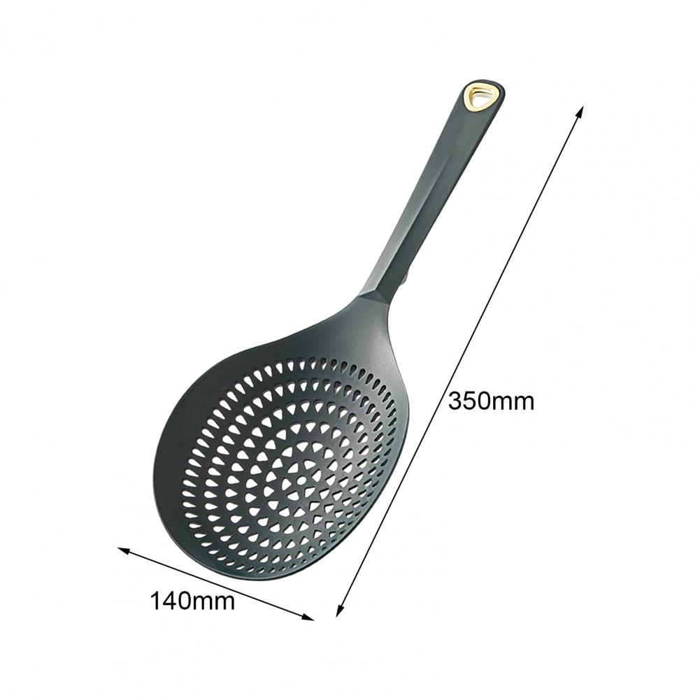 Skimmer Spoon Scratch-proof Scoop Colander Hook Design Hollow  Reusable All Purpose High Temperature Resistant Scoop Colander