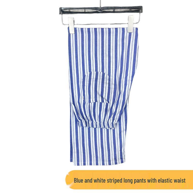 

Бавовняний комплект лікарняної сорочки – Унісекс піжама для пацієнта з коротким рукавом та медична форма XL