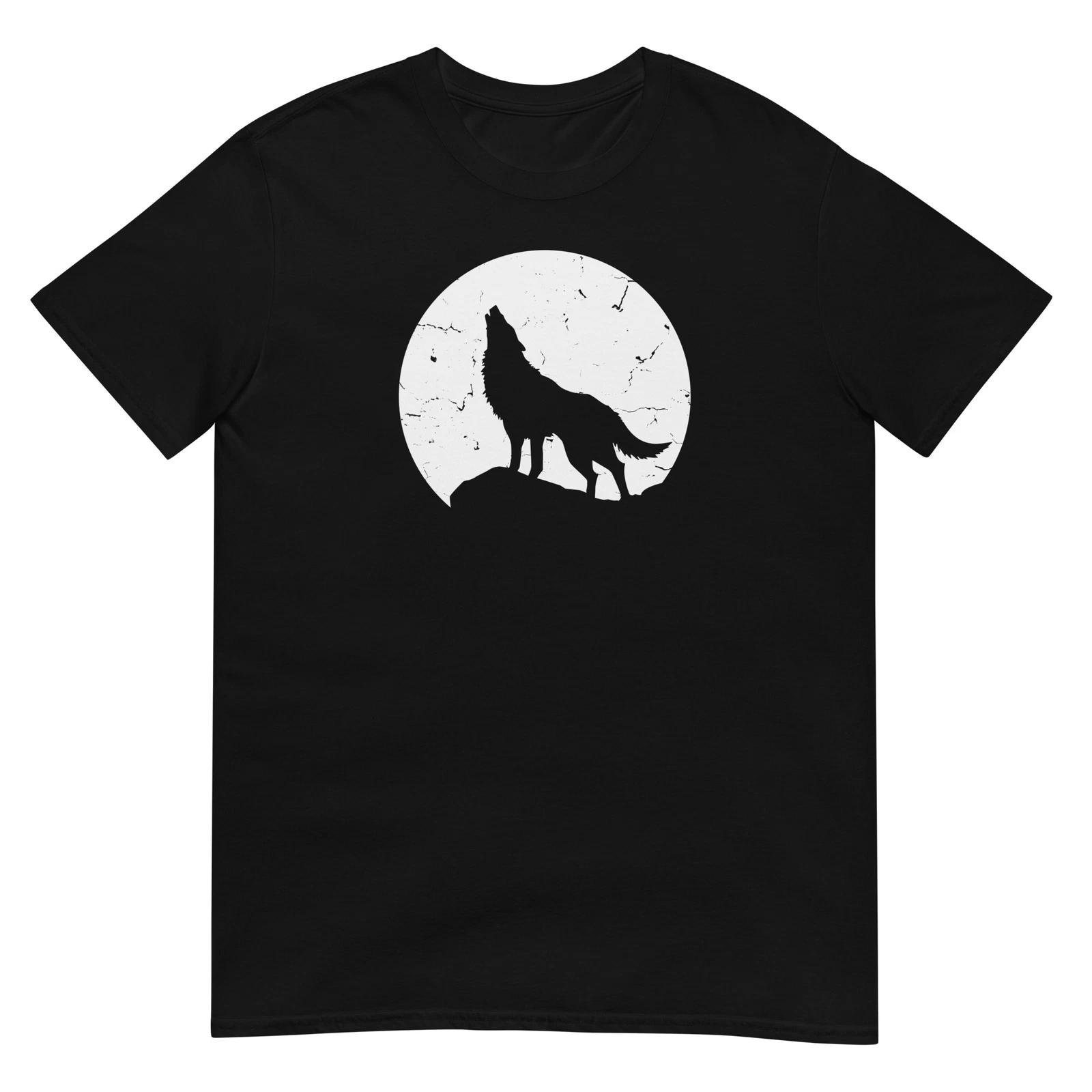 Волк Одинокий Зверь Стая Вой Вой Timberdesign Унисекс Футболка 2XL