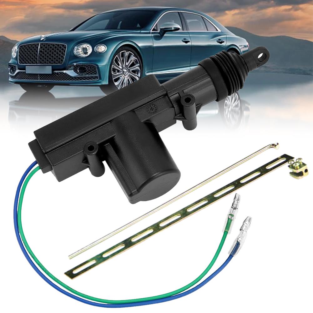 12V Car Electric Door Lock Actuator Heavy Duty Locking System Single Gun Type Kit 2 Wire Vehicle Electric Door Lock Accessories