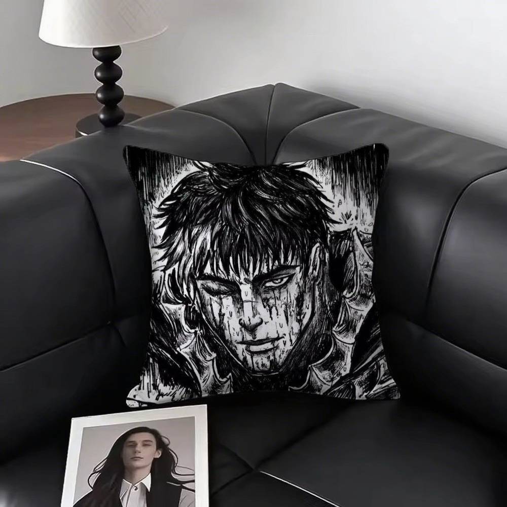 1pc Anime B-Berserk Pillow Case Fashion Square Pillowcase Bedroom Sofa Room Ins Decoration Leisure