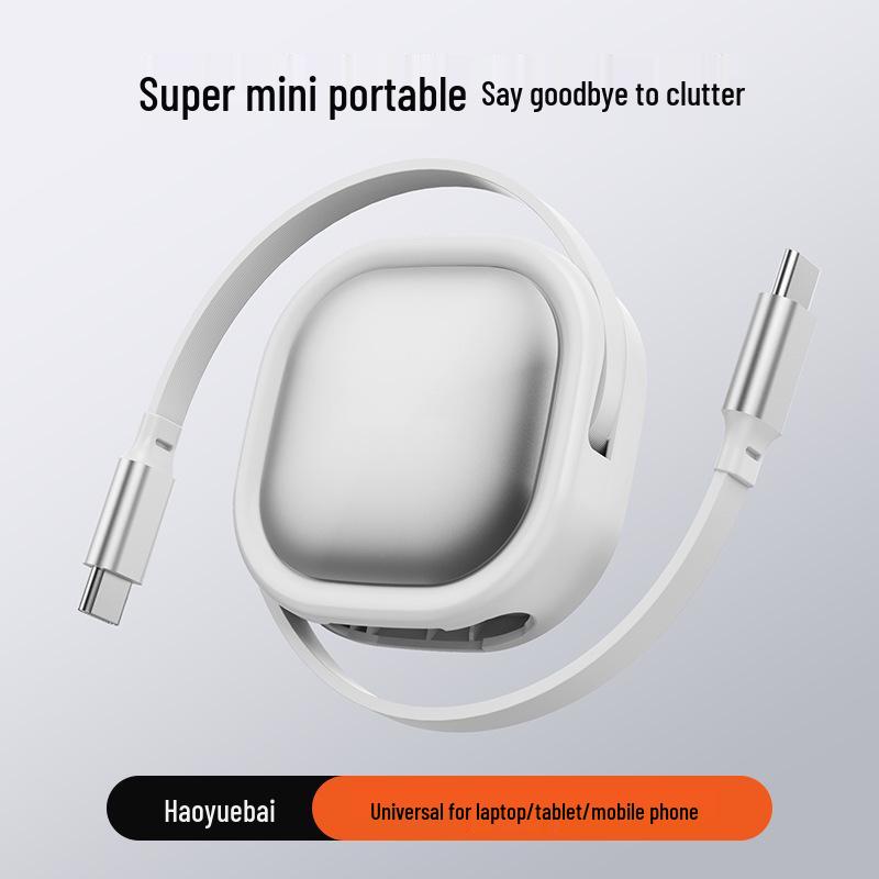 Совместимый с Apple 27 Вт выдвижной кабель USB-C для быстрой зарядки