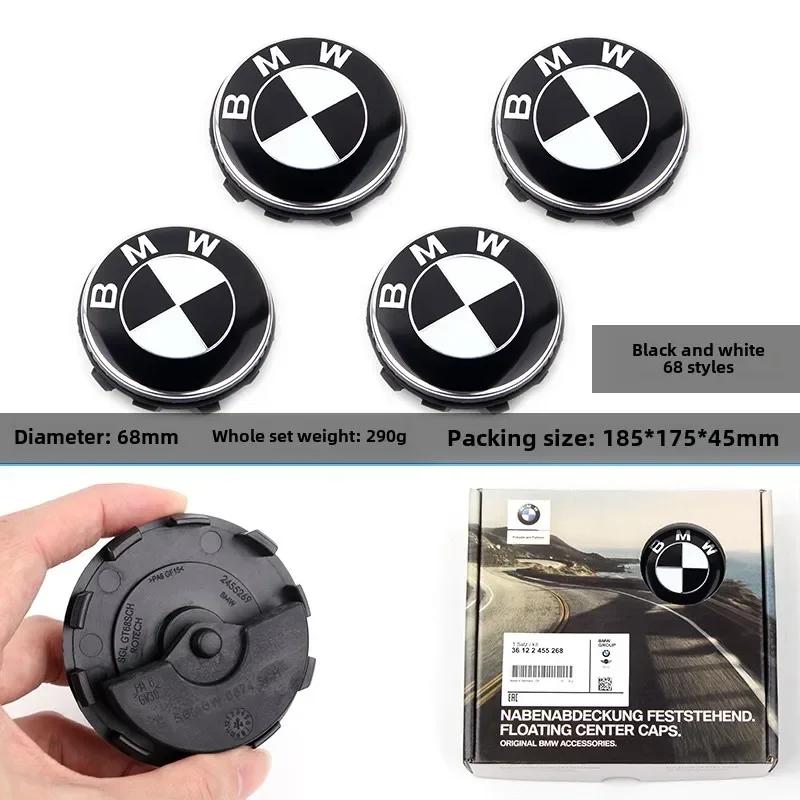4 Stück 56/68mm BMW 50-jähriges Jubiläum Schwebende Felgennabendeckel Für BMW G11 G12 G30 G31 G32 G08 G05 F46 F49 F39 F90 Auto Zubehör