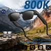 HD 800W Pixels AI Smart Glasses Photochromic Chat GPT Camera Bluetooth Call Voice Assistant Music Player Translation Semi-Rimless UV Protection Unisex