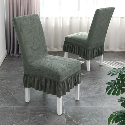 Coprisedia Vendita Calda Hotel Ristorante Jacquard Orlo con Gonna Coprisedia Elastico Universale per Tutte le Stagioni Casa Sala da Pranzo