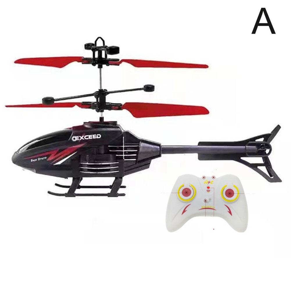 Remote Control Helicopter 2 Channel RC Helicopter Toys for Kids Flying Toys Infraed Induction Suspension Aircraft Charging Gifts
