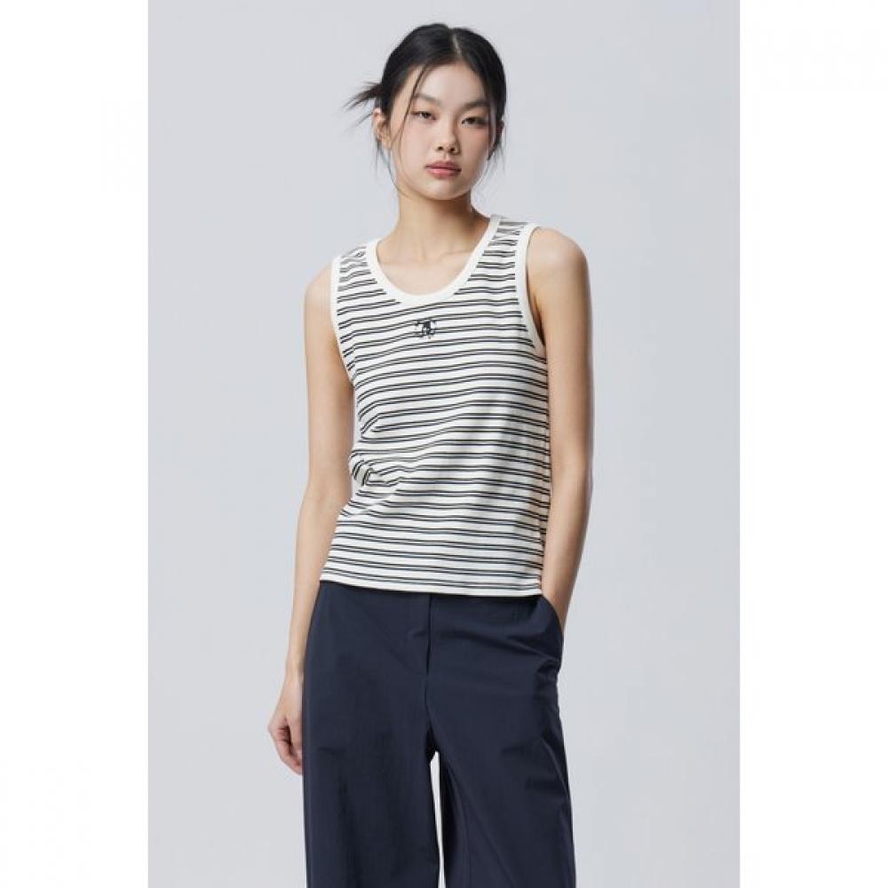 

BeneTTon Twin Rib Sleeveless T shirT baTsf2631 stripe/42