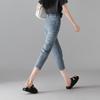 SOFSIL Women's 2026 Summer High-Waisted Slim-Fit Capri Jeans