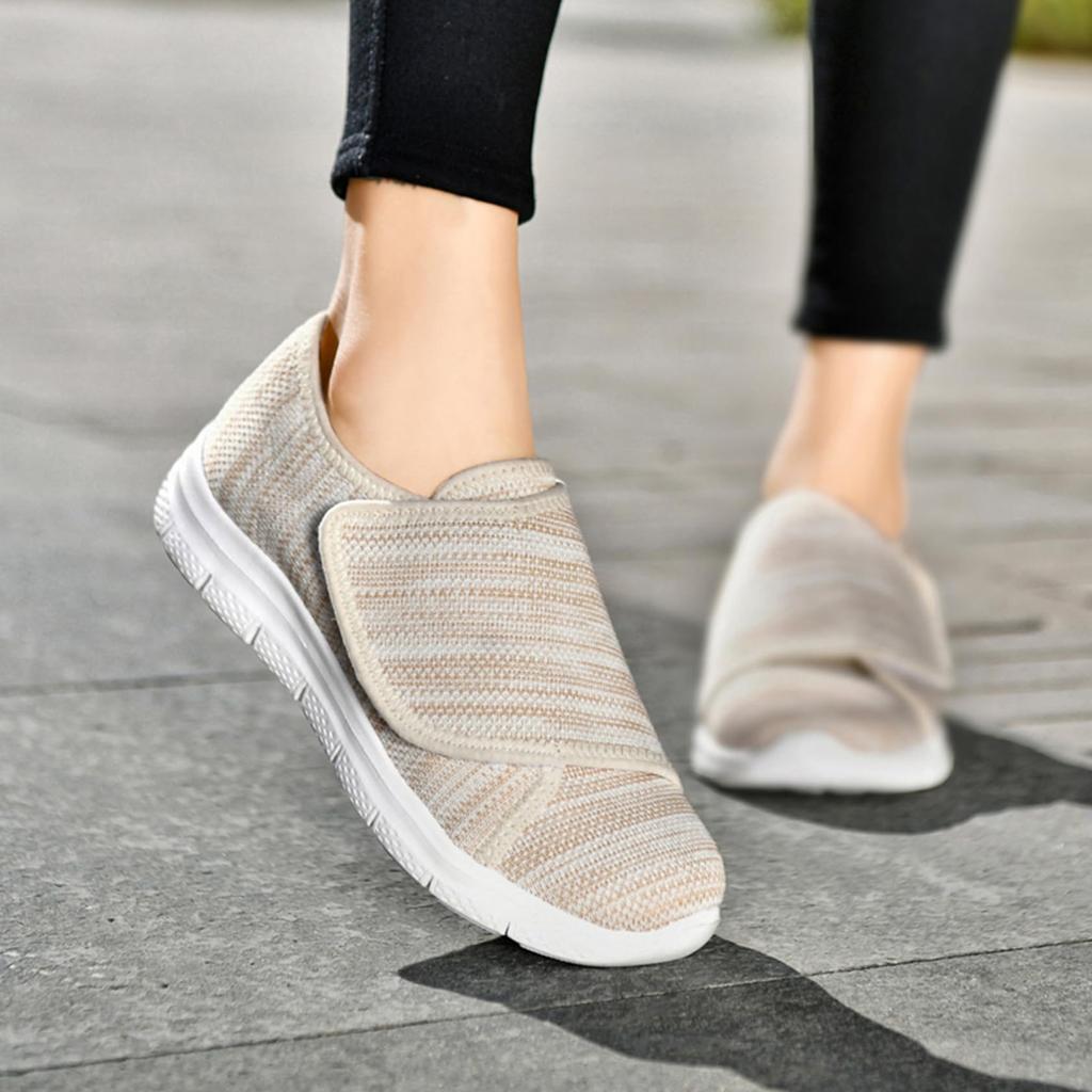 ZUSERIS Care Rehabilitation Walking and Velcro Bunion Relief Slip-On Sneakers, Shoes, Shoes, Shoes, Men's Women's Shoes, Elderly, Lightweight,