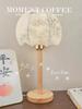 Vintage American LED Table Lamp – Retro Bedside, Office, Hotel Project, or Bedroom Use – Eye Protection & Dimmable Night Light.