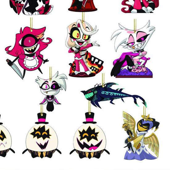 Hazbin Hotel Themed Advent Calendar 24 Days of Helluva Boss Ornaments Christmas Tree Decor Gift Set for Fans
