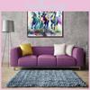 Contemporary Animal Canvas Wall Decoration For Living Room Bedroom With Colorful Horse Pattern