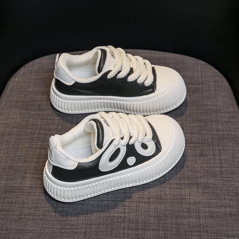 

Spring and Autumn new dad shoes ins tide lace-up soft-soled student sports and leisure shoes increase in height 35 чёрный