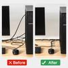 Reusable Cable Organizer Self Adhesive Cord Rope Holders Desk Wire Winder Cable Tie Organizer Cord Protection Straps
