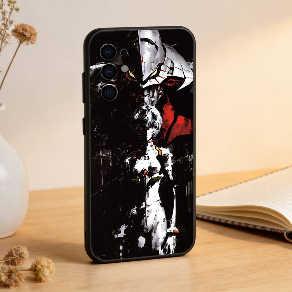 Neon Genesis Evangelion Phone Case For Samsung S25,S24,S21,S22,S23,S30,Ultra,S20,Plus,Fe,Soft Silicone Black Cover