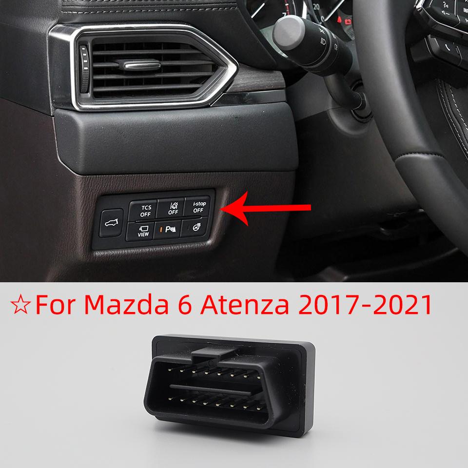 

Для Mazda 6 Atenza 2017-2021 Отключатель i-stop Контроллер Автоматически Отключение Системы Старт-Стоп Заслонка Многофункциональный OBD Разъем Розетка