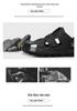Men's Breathable Cross-Strap Closed-Toe Roman Beach Sandals