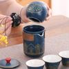 With Proctive Box Tea Gift Set with Canister Porcelain Teaware Travel Tea Set  Business Gift