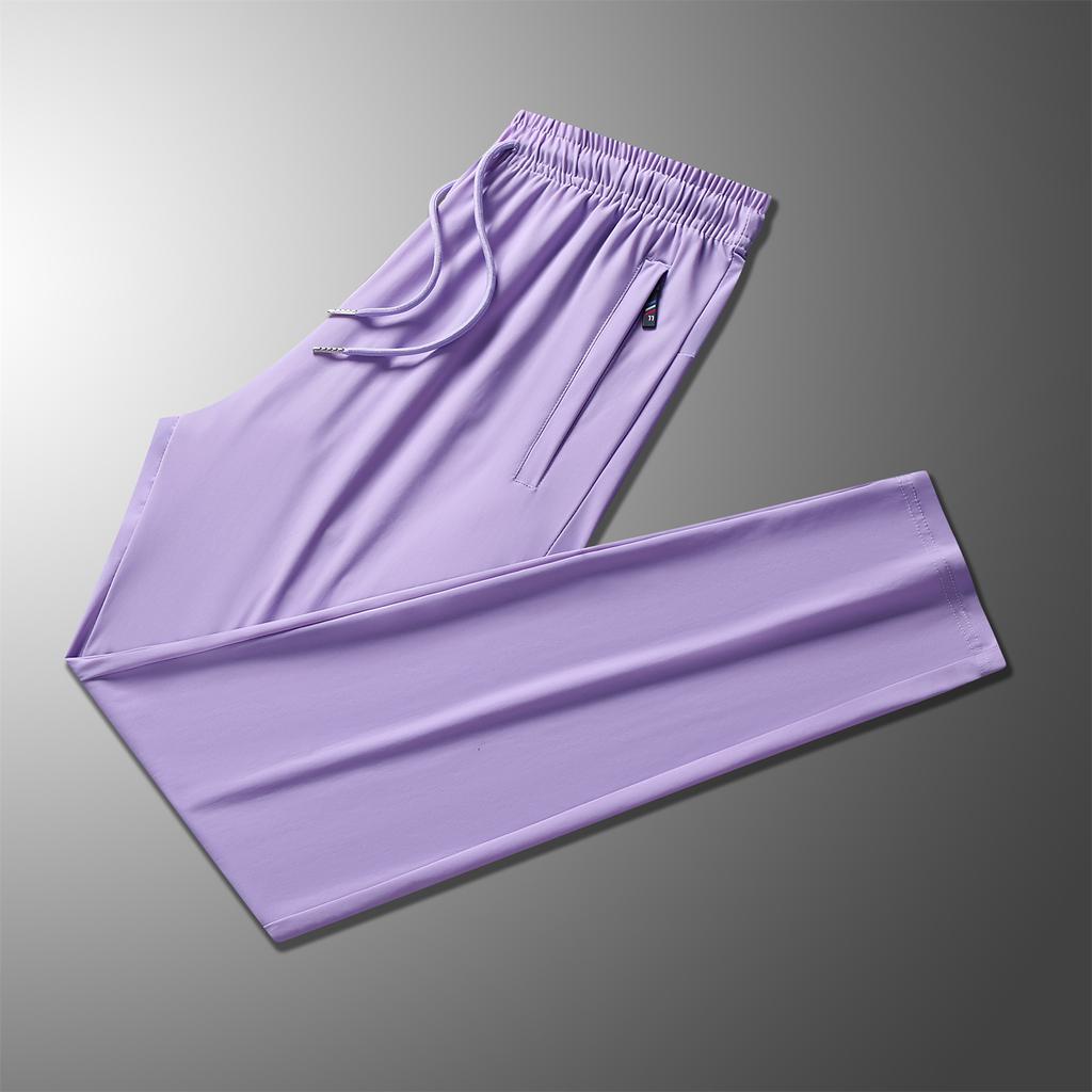 Women's Casual Pants High-waisted Belted Jogging Pants With Pockets