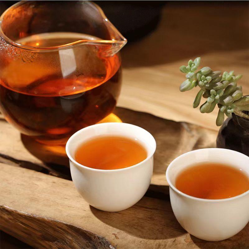 Yunnan Cooked Pu'er Tea Laomane Puerh Ripe Tea Brick Aged Pu-erh Black Tea 250g