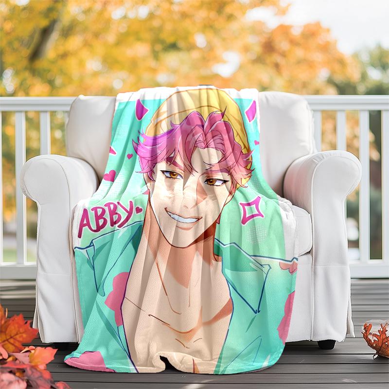 Saja Boys Theme Printed Blanket - Perfect for Couch, Bed, Travel & Outdoor Use | Machine Washable, Cozy & Durable.
