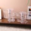 Transparent Storage Box Dust Proof And Waterproof Large Capacity Rotatable Jewelry Hairpin Jewelry Cosmetics Storage Box
