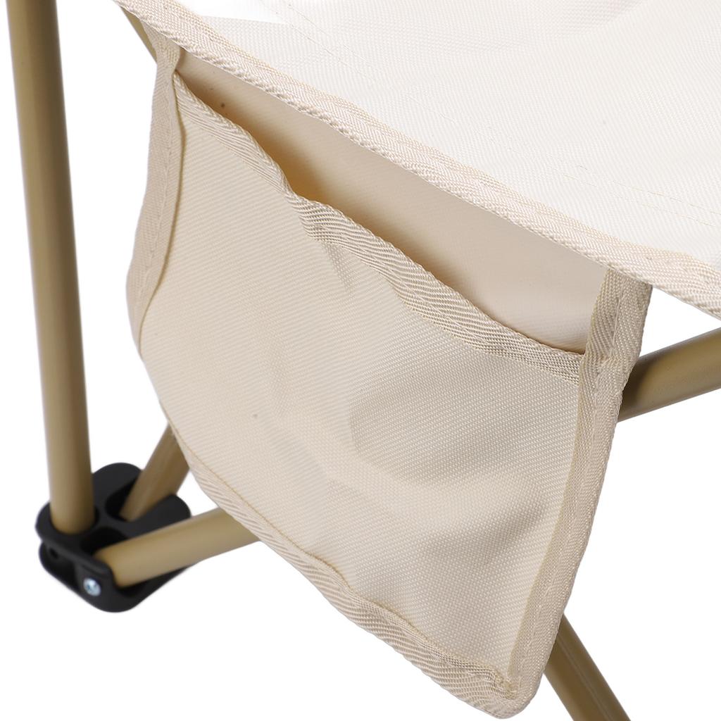 Folding Camping Chair Rust Proof Prevent Slipping Waterproof Portable Outdoor Chair for Fishing Camping Beach