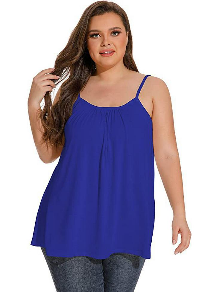 Womens 2025 Plus Ribbed Size Elastic Camisole Sexy Vest Three Colors