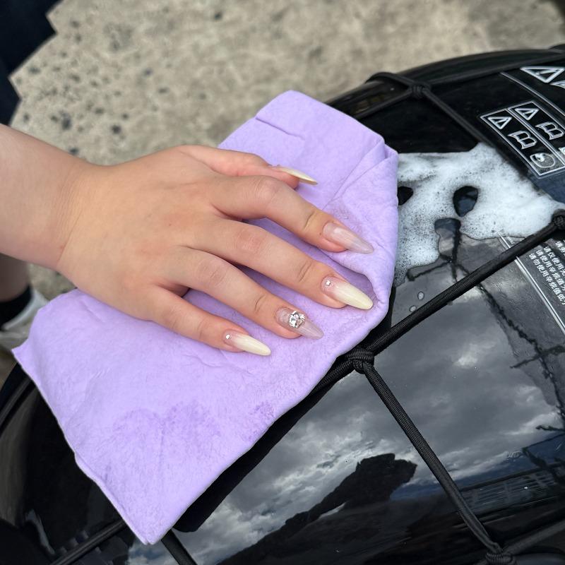 5COLORS Cloth for Car Care Car Towel Premium Quick Drying Super Absorbent Anti-scratch Reusable Soft Deerskin Towel 42x32x0.2CM