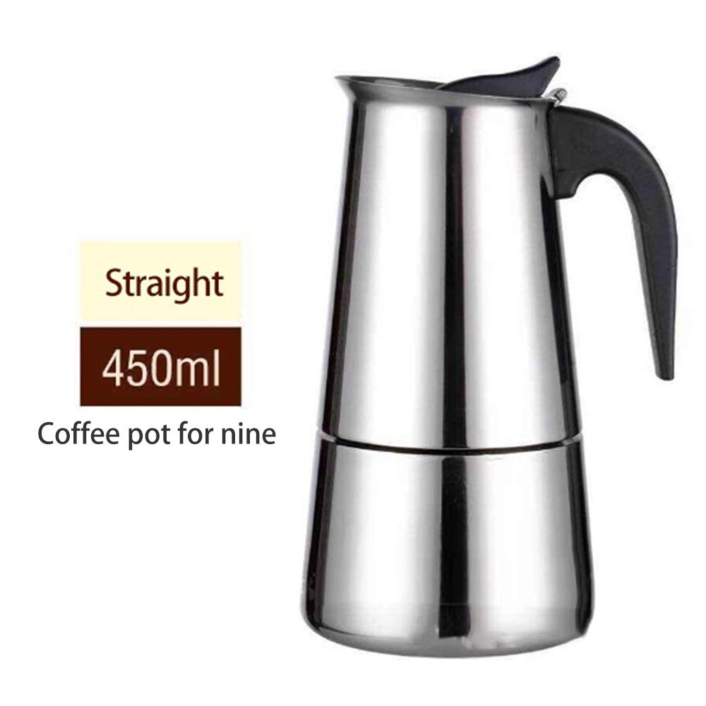

Moka Pot Classic Italian Café Інструменти для заварювання Еспресоварка 50/100/150/300/450 мл Алюмінієві аксесуари для кафе Італійська кавова машина