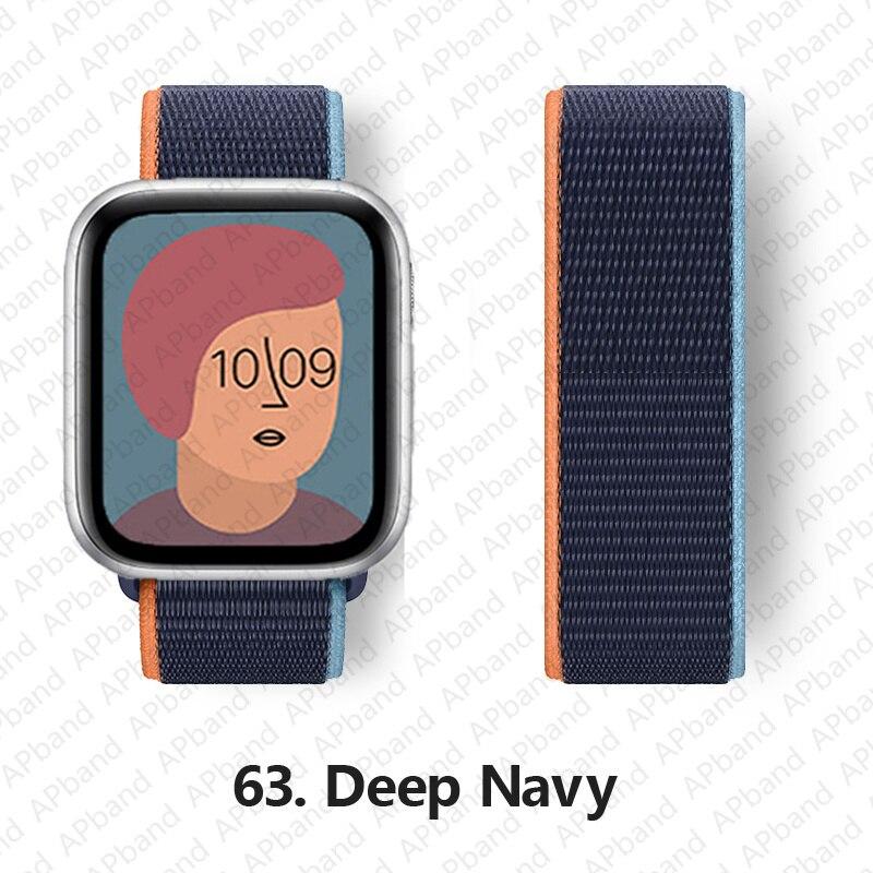 Nylon Band Voor Apple horlogeband 44mm 40mm 42mm 38mm 41mm 45mm 41 45 smartwatch polsband riem lus armband iWatch 3 4 5 se 6 7
