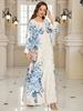 SW2501 Middle East Muslim Women's Fashion Print Robe