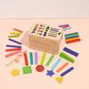 Wooden Toy Box For Toddlers Encouraging Shape And Color Recognition Through Play Cognitive Skills