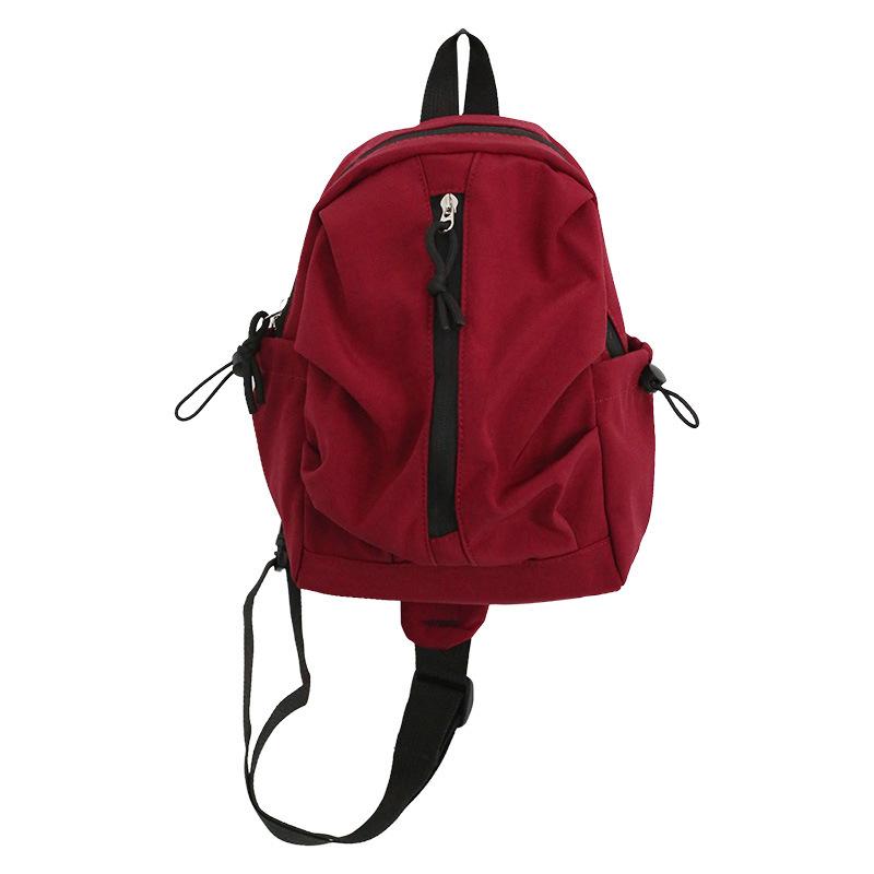 

Косая сумка-слинг для женщин, легкий спортивный рюкзак для отдыха на открытом воздухе, простой тренд, большая вместимость и маленькая сумка кросс-боди для студентов