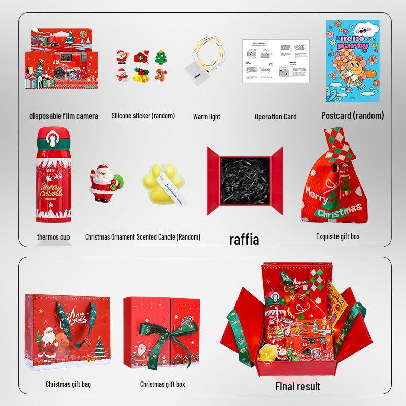Trendy Half-Frame Disposable Film Camera with Custom LOGO for Christmas