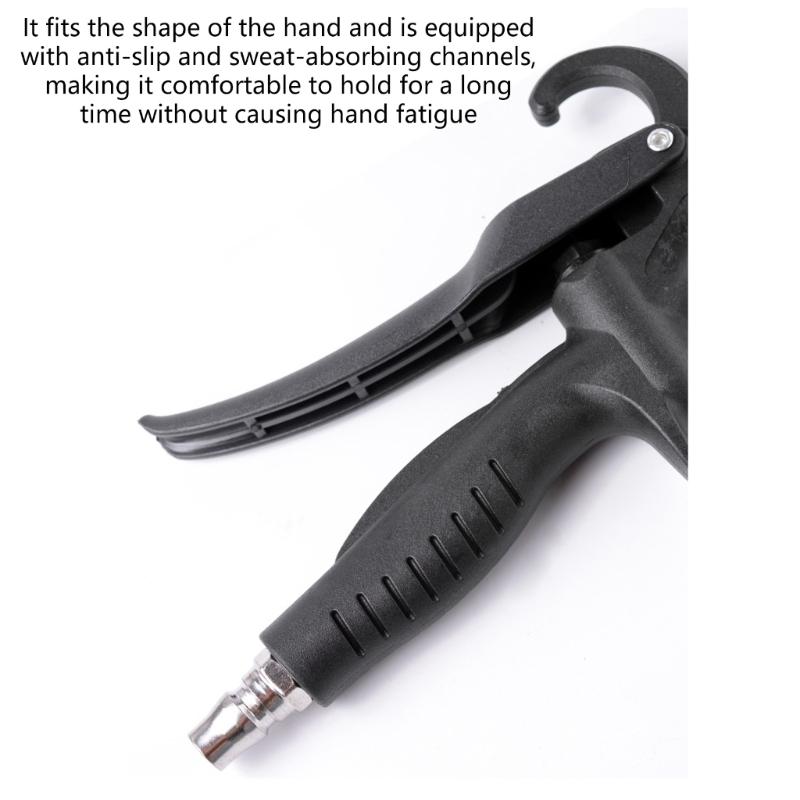Pneumatic Dust Blower Guns With 360Degree Flexible Hose Highly pressure Airflows For Precise Cleaning In Hard To Reach Areas
