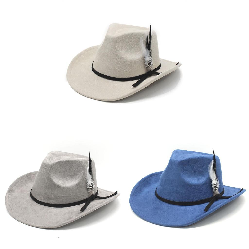 Style Felt Hat With Embroidered Tapestry And Wide Brim For Men And Women