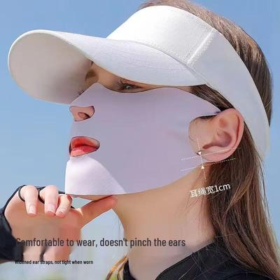 Maschera Sportiva Respirabile con Protezione Solare: Protezione UV per Golf, Ciclismo e Attività all'Aperto