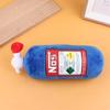 NOS Bottle Style Car Neck Pillow Soft Plush Headrest Neck Support Cushion Creative Auto Seat Decor Accessories