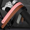 Durability Leather Handle Strap Quickly Release Cowhides Handle Pull Rings for Folding Bike Front Rack