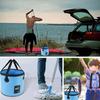 12/20L Wasserdichte Wasserbeutel Faltbarer Eimer Tragbar Outdoor Faltbarer Eimer Wasserbehälter Zusammenklappbar Fisch Waschbecken Eimer