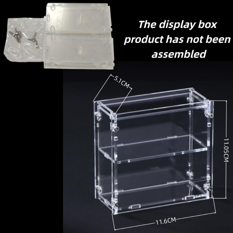 1 Set Acrylic Dust-Proof Showcase & Storage Organizer Box 1/64 Diecast Model Car Display Case With Cover For MiniGT Tomica