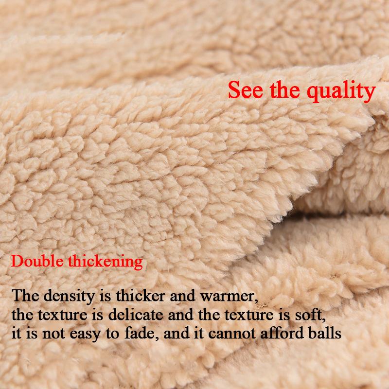 Winter Windproof Neck Protective Warm Thickened Scarf Lovely Ear-Protection Hats Double Layer Ear Protection Riding Cold Hat