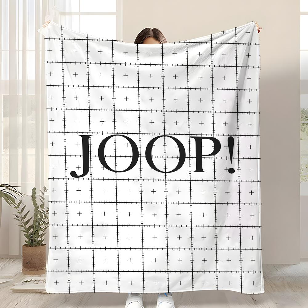 Modische J-JoopS Decke Kinderfreundliche Flanelldecke Weich Warm Antistatisch Waschbar Ganzjahres